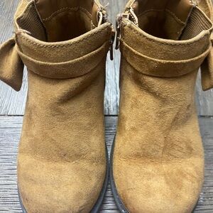 Brown Suede Ankle Boots Size 8 Girls Gap